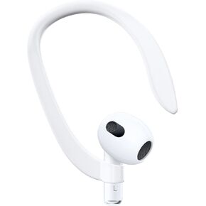 Single Left Replacement Earbud Only Compatible with AirPods 3rd Generation Model A2564, Left Ear Side Wireless Earbud with Detachable Ear Hooks L Side for AirPods 3rd Gen