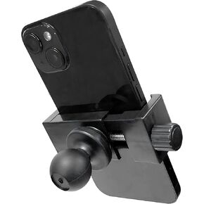 Phone Holder with 1" (25mm) Ball Head Adapter Compatible with RAM mounts B Size Double Socket arm & Bike Motorcycle Phone Mount for 4.7''-7.2'' Smartphone