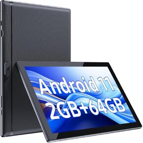 Tablet 10 Inch Tablet, Android Tablets, 2GB RAM 64GB ROM and 512GB Expand Tableta, Quad-Core Processor 8MP Camera WiFi Tablet Computer, 10.1 IN 1280x800 IPS HD Display Long Battery Life Tabletas