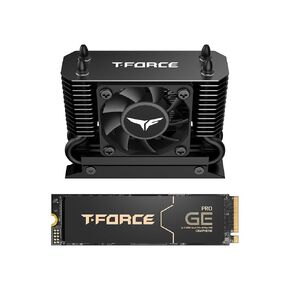 مبرد TEAMGROUP T-FORCE GE PRO 2 تيرابايت وAirFlow I SSD - GE PRO Graphene Heatsink DRAM SLC Cache 3D TLC NAND NVMe InnoGrit PCIe Gen5x4 M.2 2280 SSD قراءة/كتابة 14000/11800 ميجابايت/ثانية TM8FG3002TTC133 in Kuwait