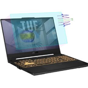 Anti Blue Light Screen Protector For ASUS TUF 15.6 Inch Gaming Laptop, ASUS VivoBook 15, ZenBook 15/ZenBook Pro 15, Rog Zephyrus G15, TUF A15 F15, Blue Light Blocking & Anti Glare Screen Filter