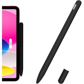 Silicone Case Compatible with Apple Pencil 2nd Generation - Protective Cover Sleeve Compatible with Apple Pen, ipad pencil 2nd Gen, Shockproof Skin with 2 PCS Antifall Caps