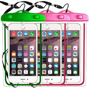 Waterproof Phone Pouch, IPX8 Cellphone Dry Case Bag Compatible with iPhone 11 PRO MAX Xs,XR,XS MAX,X 8,7,6s Plus,SE,Galaxy S9,S8+,s7 Edge LG,Diagonal to 6.3",Snowproof Dirtproofts-Black