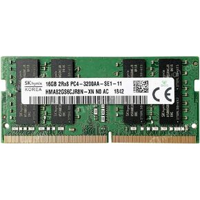SK Hynix HMA82GS6CJR8N-XN 16GB DDR4 3200 16GB 2Rx8 PC4-3200AA-SE1-11 for Laptop