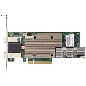 Broadcom MegaRAID SAS 9380-8i8e - Storage Controller (RAID) - 8 Channel - SATA/SAS 12Gb/s Low Profile - 1200 MBps - RAID 0, 1, 5, 6, 10, 50, JBOD, 60 - PCIe 3.0 x 8