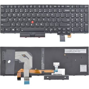 Replacement Keyboard Compatible with Lenovo IBM ThinkPad T570 T575 T580 P51S P52S 01ER582 01ER541 SN20M07934 01HX219 01HX259 SN20P41561 with Backlit