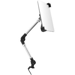 woleyi Anti-Theft Locking Car or Truck Seat Rail Tablet Mount, Heavy Duty Car Floor Tablet Security Holder with 360° Rotation Foldable Arm for 9-14" Tablet iPad Pro 12.9, Air, Galaxy Tabs, Surface