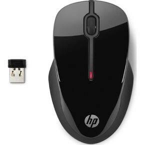 HP X3000 Wireless Optical Mouse, Black/Metallic Gray