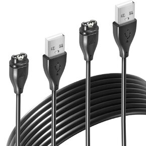 Yoursme (2 Pack) Compatible for Garmin Watch Charger Cable, Universal for Garmin Fenix Forerunner Approach Vivoactive Vivomove Quatix Series etc... 010-12491-01