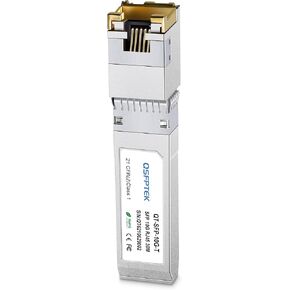 10GBASE-T SFP+ to RJ45, RTL8261N Chip 10gagbit SFP Copper RJ45, Mini Gbic Network Transceiver Compatible with Cisco SFP-10G-T-S, Ubiquiti, and Other Open Switch