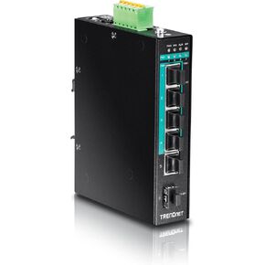 منفذ TRENDnet، محول Gigabit PoE+ DIN-Rail الصناعي المقوى، حماية مدى الحياة