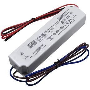 LPV-60-12 Mean Well 60W 12V 5A Switching Power Supply MeanWell LPV-60-12