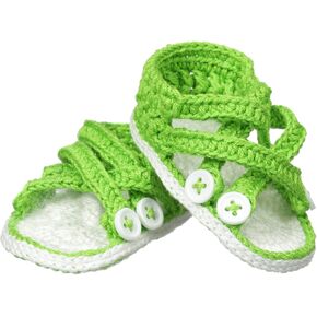 Jefferies Socks Baby-Girls Newborn Criss Cross Sandal Crochet Bootie