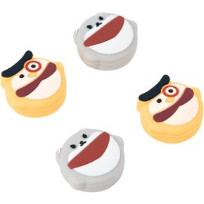 أغطية قبضة الإبهام من Joycon لجهاز Nintendo Switch، غطاء عصا التحكم من السيليكون الناعم متوافق مع وحدة تحكم Nintendo Switch/OLED/Lite، 4 قطع - الكلاب والبوم in Kuwait