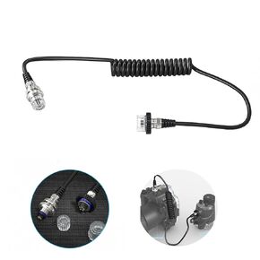 Sea Frogs OF-01 Synchronization Cable, 5-Pin Sync Cord, Fiber Optic Line to Nikonos Type Bulkhead for seaFrogs Underwater housings Compatible with Sea Frogs, Sea & Sea, and INON strobes-100M/330FT