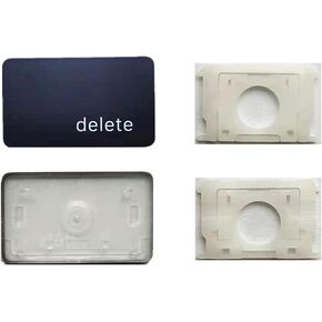 Replacement Individual Delete Key Cap and Hinges are Applicable for MacBook Pro/Air A2141 A2251 A2289 A2179 A2337 A2338 A2442 A2485 A2779 A2780 A2941 A2918 A2992 A2681 A2941 2019-2023 Year