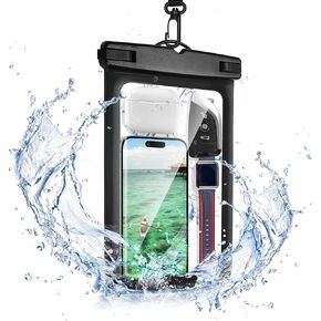 Waterproof Phone Pouch,IPX8 Universal Waterproof Case Underwater Dry Bag Compatible to iPhone 15 13 12 Pro Max SE2 11 Pro XR X 8 7 6s Plus Galaxy S21 S10 Note 10 Google Pixel Up to 8.2" (Teal)