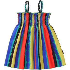 Toddler Baby Girls Summer Dress Sleeveless Halter Straps Casual Kids Beach Boho Sundress