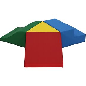 Factory Direct Partners SoftScape Baby Playtime Junction 360 Climber Plus وسادات جانبية، هيكل لعب نشط داخلي للأطفال الصغار والأطفال؛ رغوة ناعمة آمنة (7 قطع) - معاصرة، 13800-CT in Kuwait