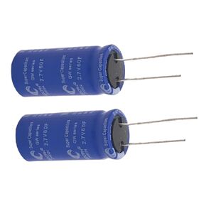 Gadpiparty 2 Pcs Farah Capacitance Car Audio Super Capacitor 2.7v 60f DIY Condenser Car Super Capacitor Original Aluminum Alloy