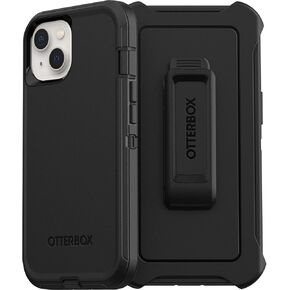 OtterBox iPhone 13 (ONLY) Commuter Series Case - Single Unit Ships in Polybag, Ideal for Business Customers - BLACK, slim & tough, pocket-friendly, with port protection
