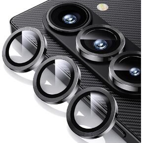 WSKEN for Z Fold 6 Camera Lens Protector Case Cover, Ultra HD Tempered Metal Glass Anti Scratch Rear Camera Screen Protector Shockproof Film for Samsung Galaxy Z Fold 6 5G 2024 Accessories,Colorful
