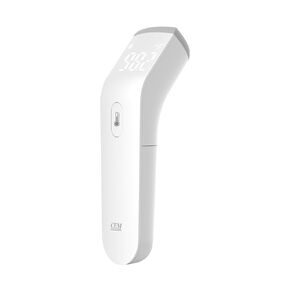 CEM DT-8807S FDA CE No-Touch Forehead Digital Infrared Thermometer for Adults and Kids, Touchless Baby Thermometer with 3 Ultra-Sensitive Sensors, Large LED Display and Gentle Vibration Alert