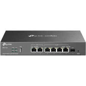 تي بي لينك ER707-M2 | Omada Multi-Gigabit VPN Router | منافذ WAN مزدوجة 2.5 جيجا بايت | سعة شبكة عالية | جدار الحماية SPI | أومادا SDN متكامل | توازن التحميل | الحماية من الصواعق