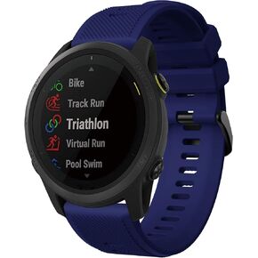 Senter band for Garmin forerunner 745 band,22mm Soft Silicone Sport Replacement Strap band compatible with Garmin forerunner 745 Smart Watch