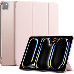 CoBak Case for iPad Pro 13 Inch 2024 (7th Gen) Released, Slim Stand translucent back shell Protective Smart Cover with Auto Sleep Wake Feature for iPad Pro 13 Inch Tablet, Black2