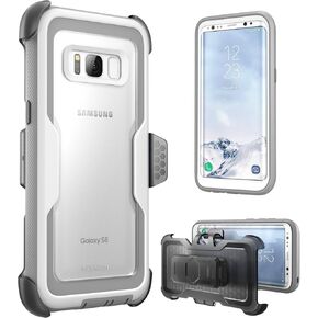 i-Blason Armorbox Series Case for Galaxy S8, [Full Body] [Heavy Duty] Shock Reduction/Bumper Case without Screen Protector for Samsung Galaxy S8 2017 Release (Pink)