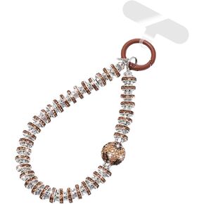 سحر الهاتف الماسي من MGQILING مع علامة تبويب حبل الهاتف، حزام معصم فاخر لامع من اللؤلؤ الماسي اللامع، ملحق للتعليق، حبل هاتف مضاد للفقدان للنساء والفتيات in Kuwait