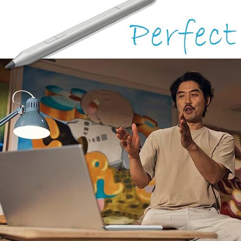 قلم إمالة MPP 2.0 قابل لإعادة الشحن لقلم إمالة MPP 2.0 قابل لإعادة الشحن لجهاز HP Envy X360 Pavilion X360 Spectre X360 Spectre X2 Envy X2,4096 الضغط ورفض راحة اليد (فضي، 3J122AA) in Saudi Arabia