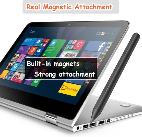 قلم إمالة MPP 2.0 متوافق مع قلم إمالة HP MPP 2.0 القابل لإعادة الشحن (أسود) | متوافق مع HP Omnibook X Flip/Envy X360/Pavilion X360/Specter X360، رفض النخيل (3J122AA) in Kuwait
