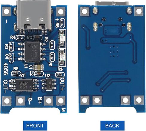 20pcs 18650 Lithium Battery Charging Board TP4056 Mini USB Charging Board 5V 1A with Battery Protection Dual Functions TP4056 Lithium Battery Charge Module in Saudi Arabia