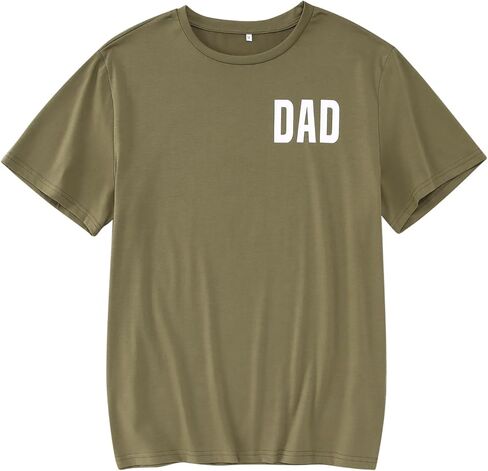 Daddy and Me Matching Outfits Fathers Day Shirt Tee Tops Dad and Son Daddy's Girls Dad's Dude Family Shirts Set in Kuwait