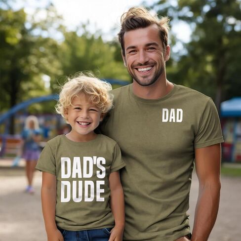 Daddy and Me Matching Outfits Fathers Day Shirt Tee Tops Dad and Son Daddy's Girls Dad's Dude Family Shirts Set in Kuwait