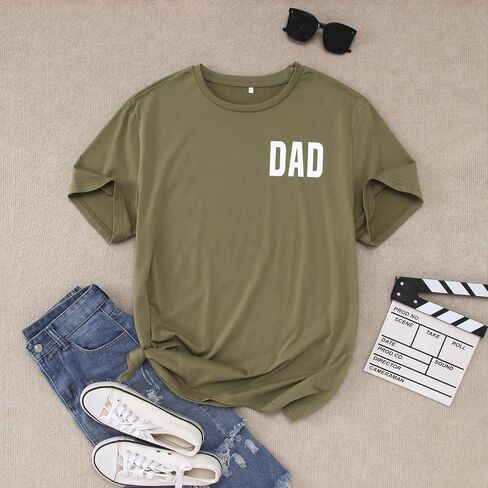 Daddy and Me Matching Outfits Fathers Day Shirt Tee Tops Dad and Son Daddy's Girls Dad's Dude Family Shirts Set in Kuwait