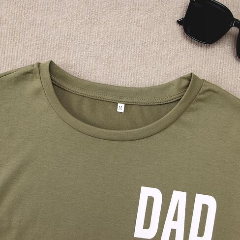 Daddy and Me Matching Outfits Fathers Day Shirt Tee Tops Dad and Son Daddy's Girls Dad's Dude Family Shirts Set in Kuwait