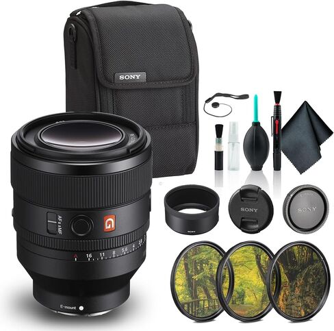 Sony FE 50mm f/1.2 GM Lens Sony E SEL50F12GM, Filter Kit, Cap Keeper, Cleaning Kit in Saudi Arabia