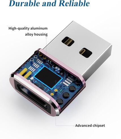 USB C Female to USB A Male Adapter 4 Pack, Type C Charger Cable Power Converte Compatible with Apple Watch Ultra iWatch 8 7, Phone 15 14 13 12 11 Pro Plus Max, iPad, Samsung Galaxy S23 S22 in Saudi Arabia