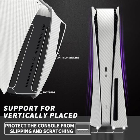 eXtremeRate eXcover Blood Zombie Top Bottom Cover Compatible with ps5 Console Disc Edition, Replacement Faceplate Backplate Shell Skin Compatible with ps5 Console Disc Version - Console NOT Included in Saudi Arabia