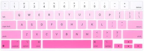 HRH Ombre Pink Silicone Keyboard Cover for iPad Pro 12.9 2020 MXQU2LL/A in Kuwait