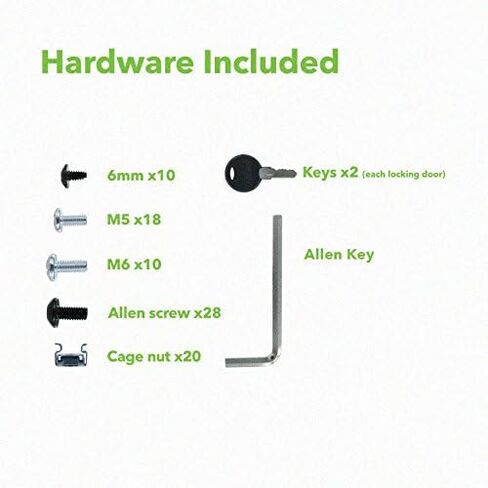 Navepoint 9U Deluxe IT حاوية خزانة مثبتة على الحائط مقاس 19 بوصة رف شبكة الخادم مع قفل باب زجاجي مقاس 24 بوصة أسود عميق مع أرفف in Kuwait