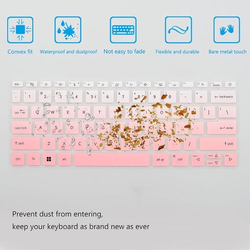 2PCS Keyboard Cover for 2024 2023 14" Acer Swift X14 SFX14-72G/Swift Go SFG14-72, Aspire Vero AV14-52, Aspire Go AG14-31P, Aspire 3 Spin A3SP14-31PT/Aspire 5 Spin A5SP14-51MTN, Aspire 5 A514-55/545G in Kuwait