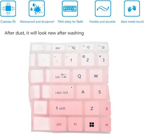 2PCS Keyboard Cover for 2024 2023 14" Acer Swift X14 SFX14-72G/Swift Go SFG14-72, Aspire Vero AV14-52, Aspire Go AG14-31P, Aspire 3 Spin A3SP14-31PT/Aspire 5 Spin A5SP14-51MTN, Aspire 5 A514-55/545G in Kuwait