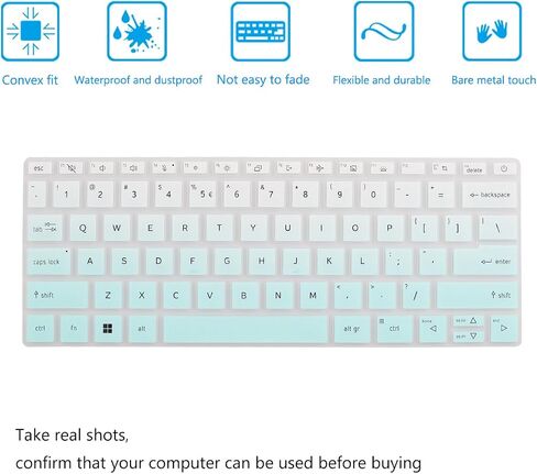 2PCS Keyboard Cover for 2024 2023 14" Acer Swift X14 SFX14-72G/Swift Go SFG14-72, Aspire Vero AV14-52, Aspire Go AG14-31P, Aspire 3 Spin A3SP14-31PT/Aspire 5 Spin A5SP14-51MTN, Aspire 5 A514-55/545G in Saudi Arabia