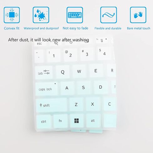 2PCS Keyboard Cover for 2024 2023 14" Acer Swift X14 SFX14-72G/Swift Go SFG14-72, Aspire Vero AV14-52, Aspire Go AG14-31P, Aspire 3 Spin A3SP14-31PT/Aspire 5 Spin A5SP14-51MTN, Aspire 5 A514-55/545G in Saudi Arabia