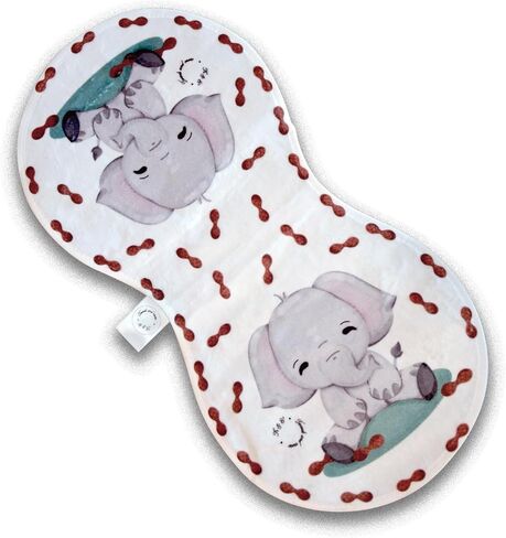 K & C Towels and more. Baby Bib and Burp Cloth Set/2 Pack/Soft Plush Bibs and Burp Cloths in Saudi Arabia