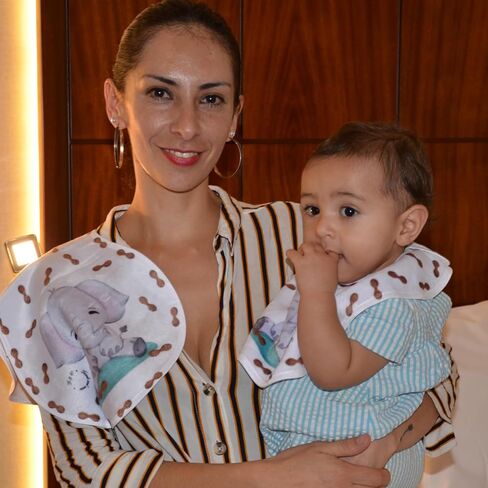 K & C Towels and more. Baby Bib and Burp Cloth Set/2 Pack/Soft Plush Bibs and Burp Cloths in Saudi Arabia